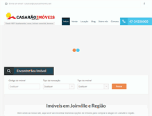 Tablet Screenshot of casaraoimoveis.net